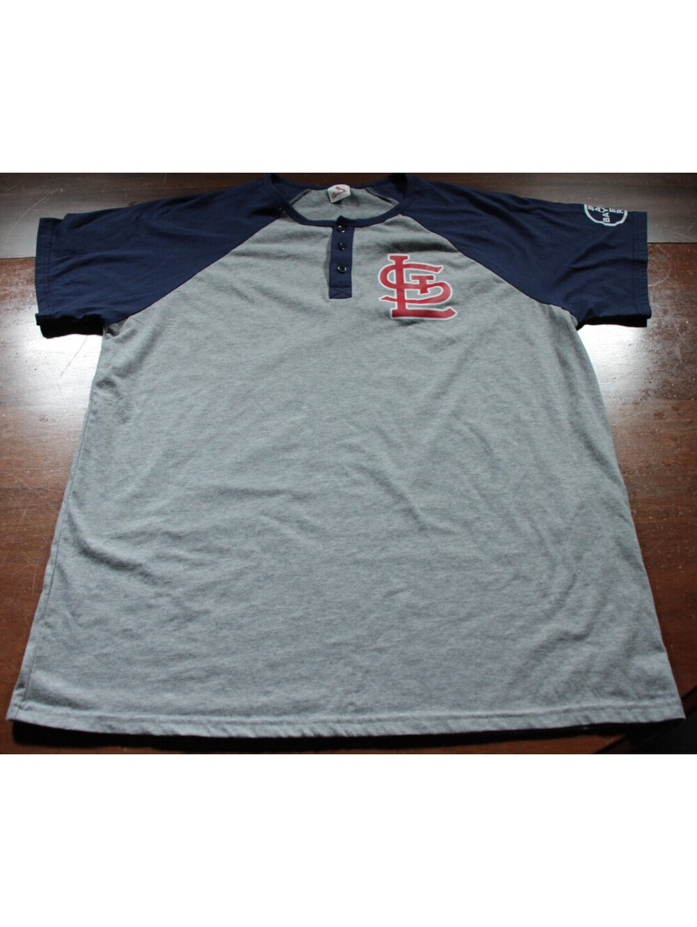 St. Louis Cardinals Henley Neck T-Shirt XL Shirt MLB Bayer SGA